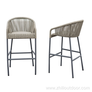 Garden Furniture Rope Outdoor Bar Chair